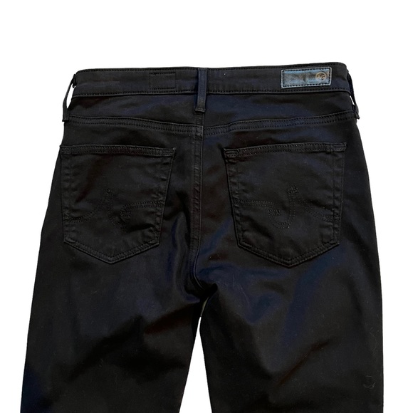 AG Adriana Goldschmied Prima Crop Cigarette Crop, Super Black, Sz 24 - Picture 9 of 13